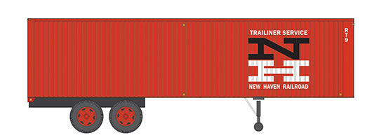 Rapido Trains 403009 HO Scale 35' Fruehauf Integral-Post Van Trailer New Haven NH