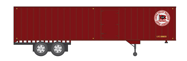 Rapido Trains 403023 HO Scale 40' Fruehauf Exterior-Post Van Trailer Lehigh Valley LV