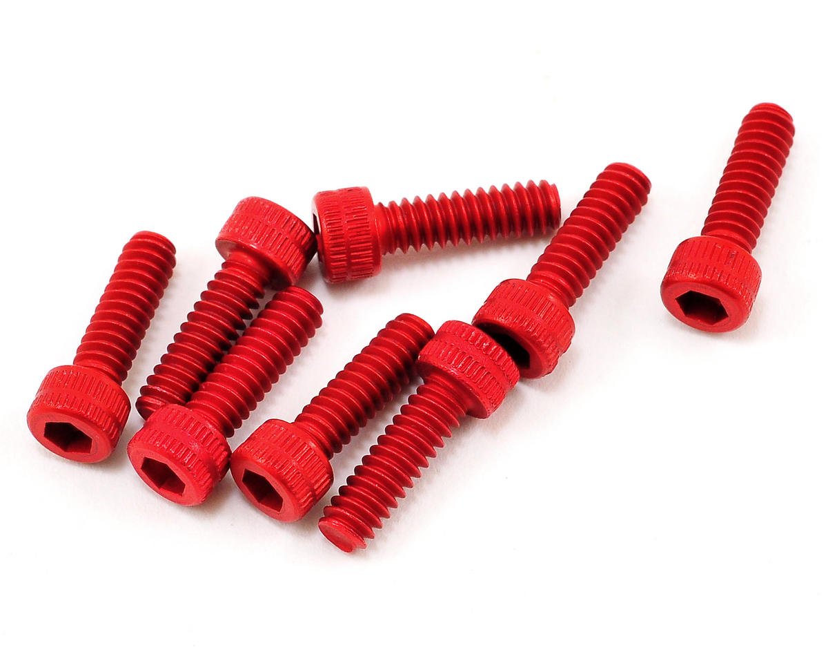 CRC 1462 Red 4-40x3/8" Aluminum Cap Head Screw