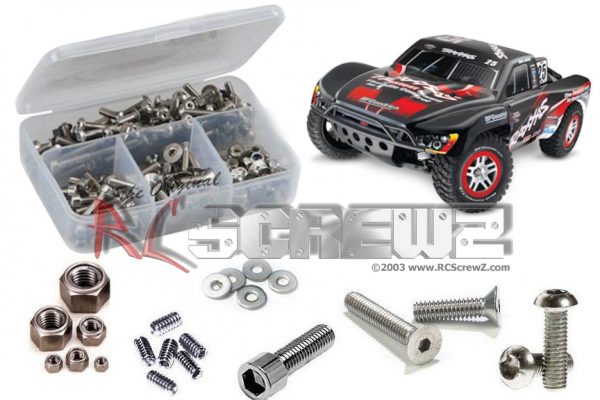 RC Screwz TRA039 Stainless Steel Screw Set for Traxxas Slash 4x4