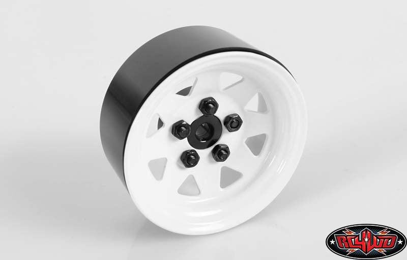 RC4WD Z-W0127 1.9" Beadlock White 5 Lug Wagon Wheels