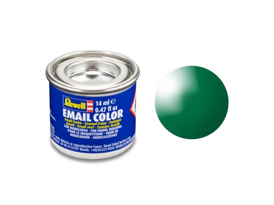 Revell 32161 14ml Tin Enamel Email Color Paint - Emerald Green Gloss