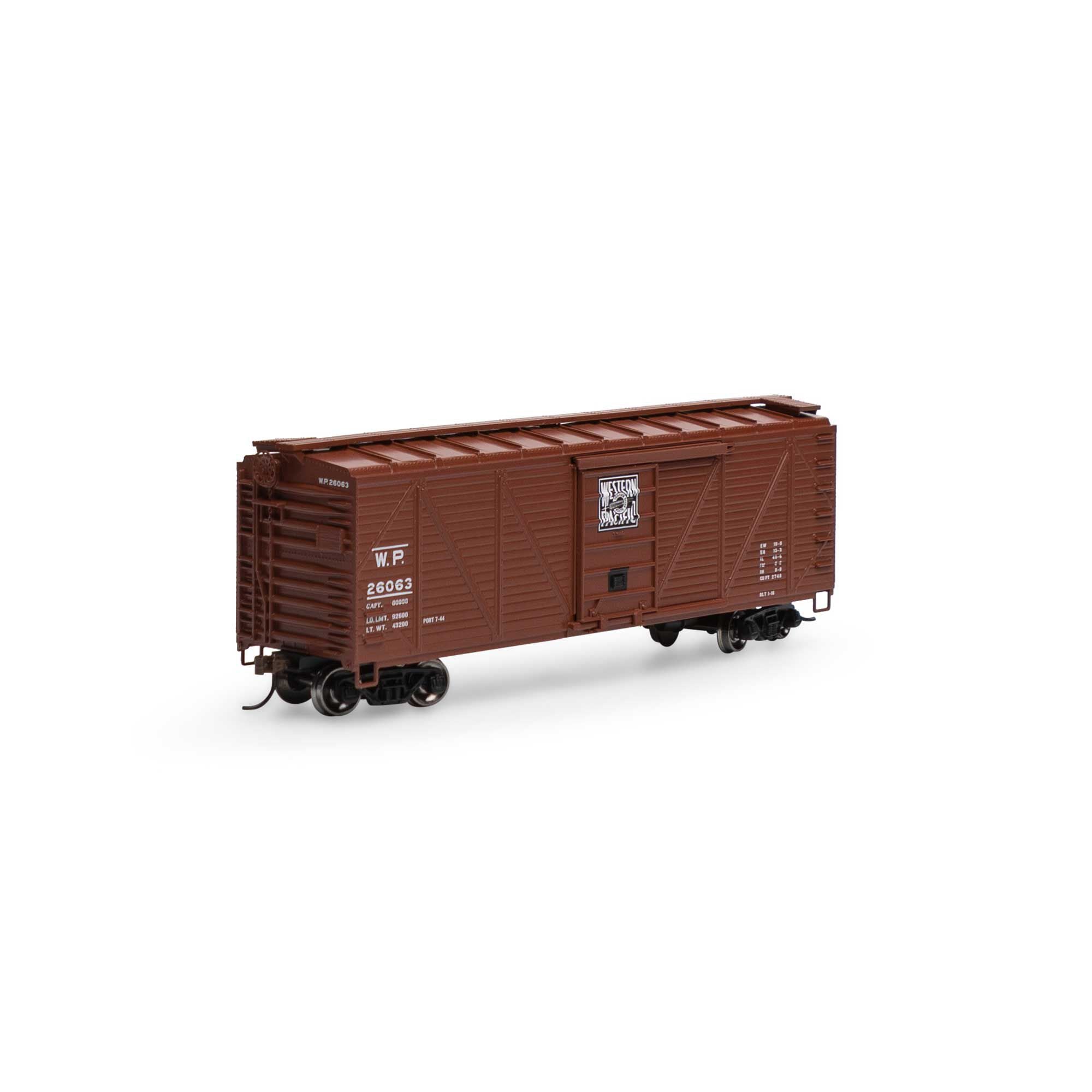 HO 40' Single Sheathed Box WP #26063 (RND85846)