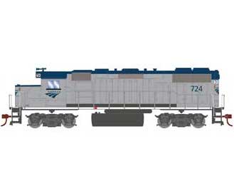 Roundhouse 12534 HO Scale GP38-2 Amtrak 724