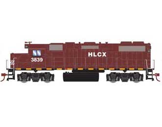 Roundhouse 12629 HO Scale GP38-2 HELM Leasing HLCX 3839 with DCC