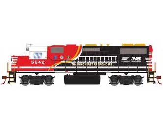 Roundhouse 16333 HO Scale GP38-2 Norfolk Southern 1st Responder Training NS 5642 DCC