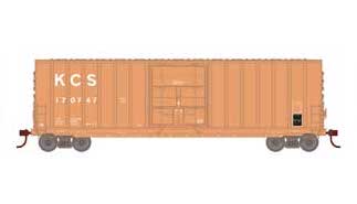 Roundhouse 1541 HO Scale 50' High Cube Plug Door Boxcar Kansas City Southern KCS 170747