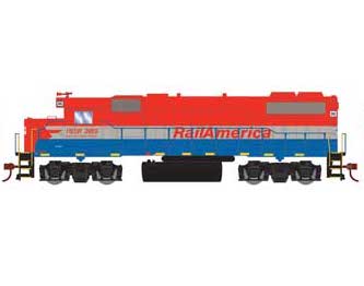 Roundhouse 16337 HO Scale GP38-2 RailAmerica Huron and Eastern HESR 3865 DCC