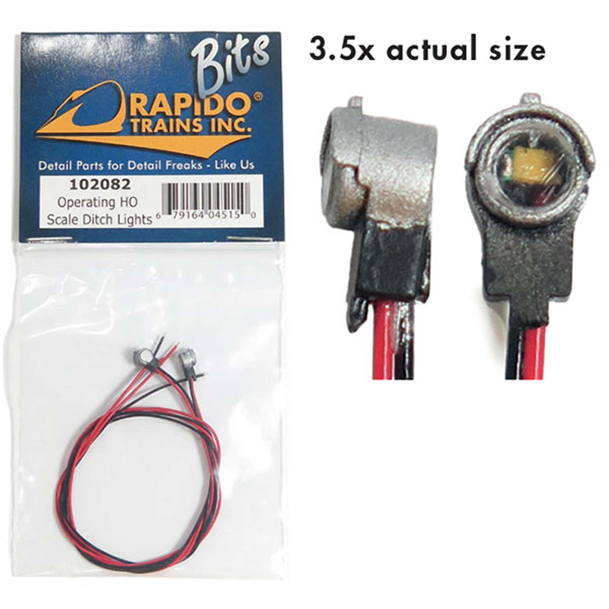 HO Tall Stack Ditch Lights (1 Pair) (RPI102082)