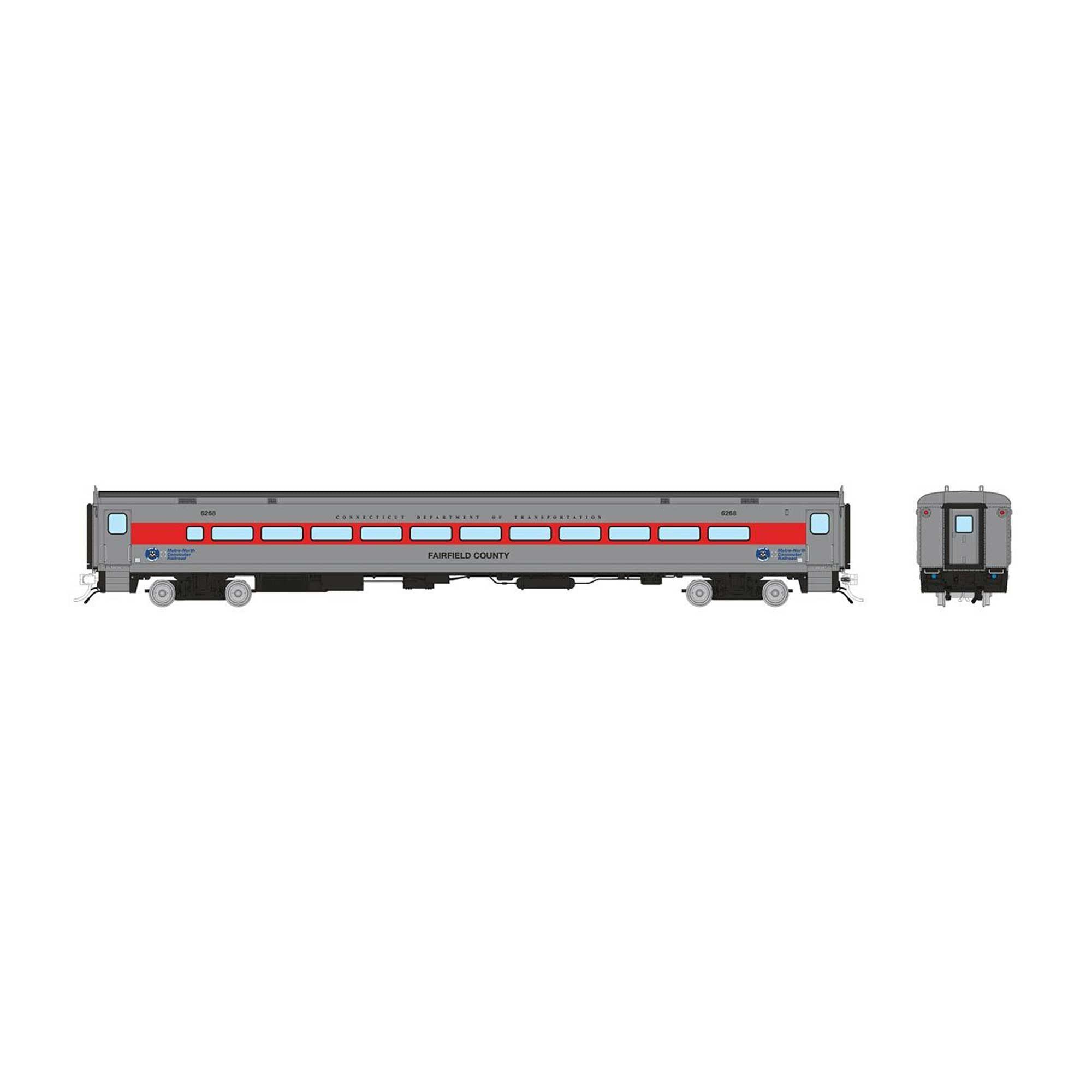 HO Comet Car CDOT As Delivered Coach #6268 (RPI128531)