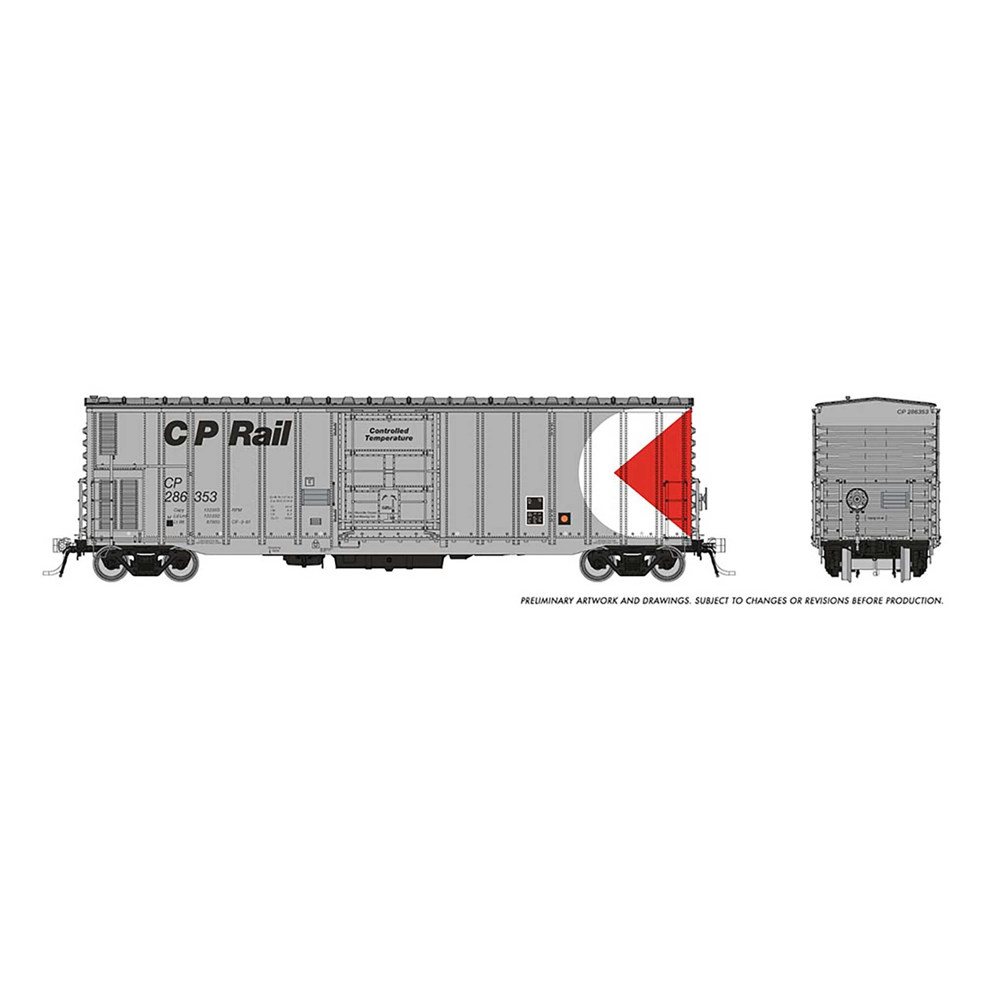 HO NSC Mechanical Reefer for Canadian Pacific Railway (RPI150003A)
