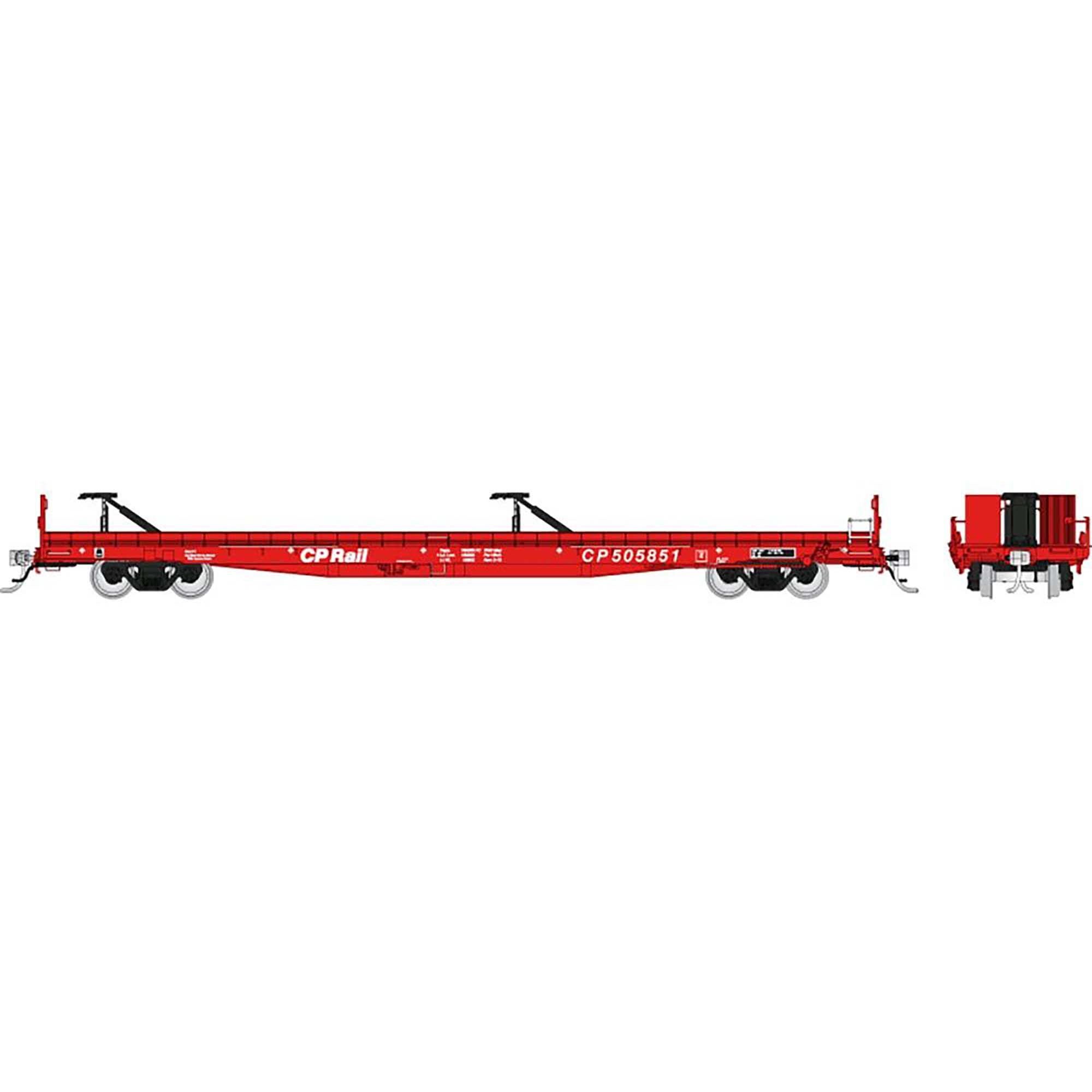 HO Marine Industries Piggyback Flatcar CPR #2 (RPI151004)