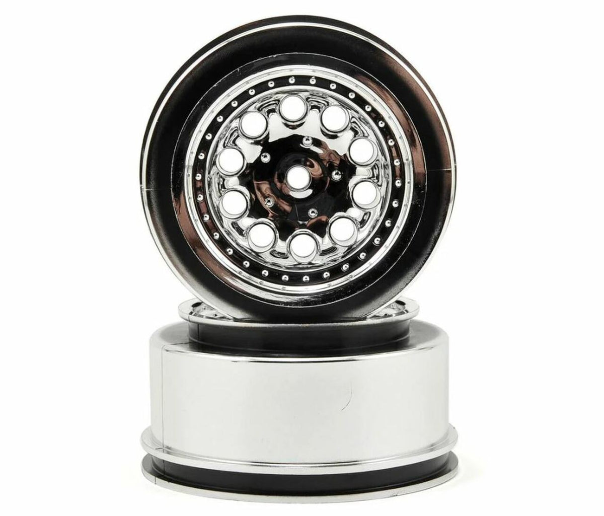 RPM 82323 Chrome Revolver Wheels for Traxxas Slash 2WD Front