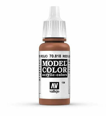 Vallejo 70.818 Model Color Acrylic Paint Red Leather