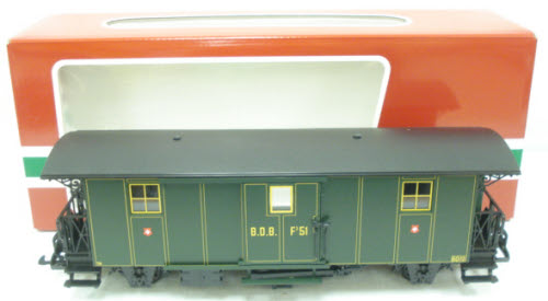 LGB 40330 G SBB "Ballenberg Post " Baggage Car - Plastic Wheels