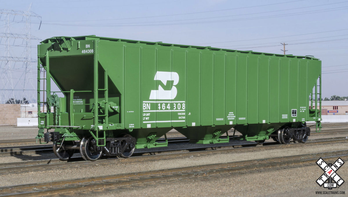 ScaleTrains 32298 HO Scale Rivet Counter PS-2CD 4785 Covered Hopper Burlington Northern BN 464308