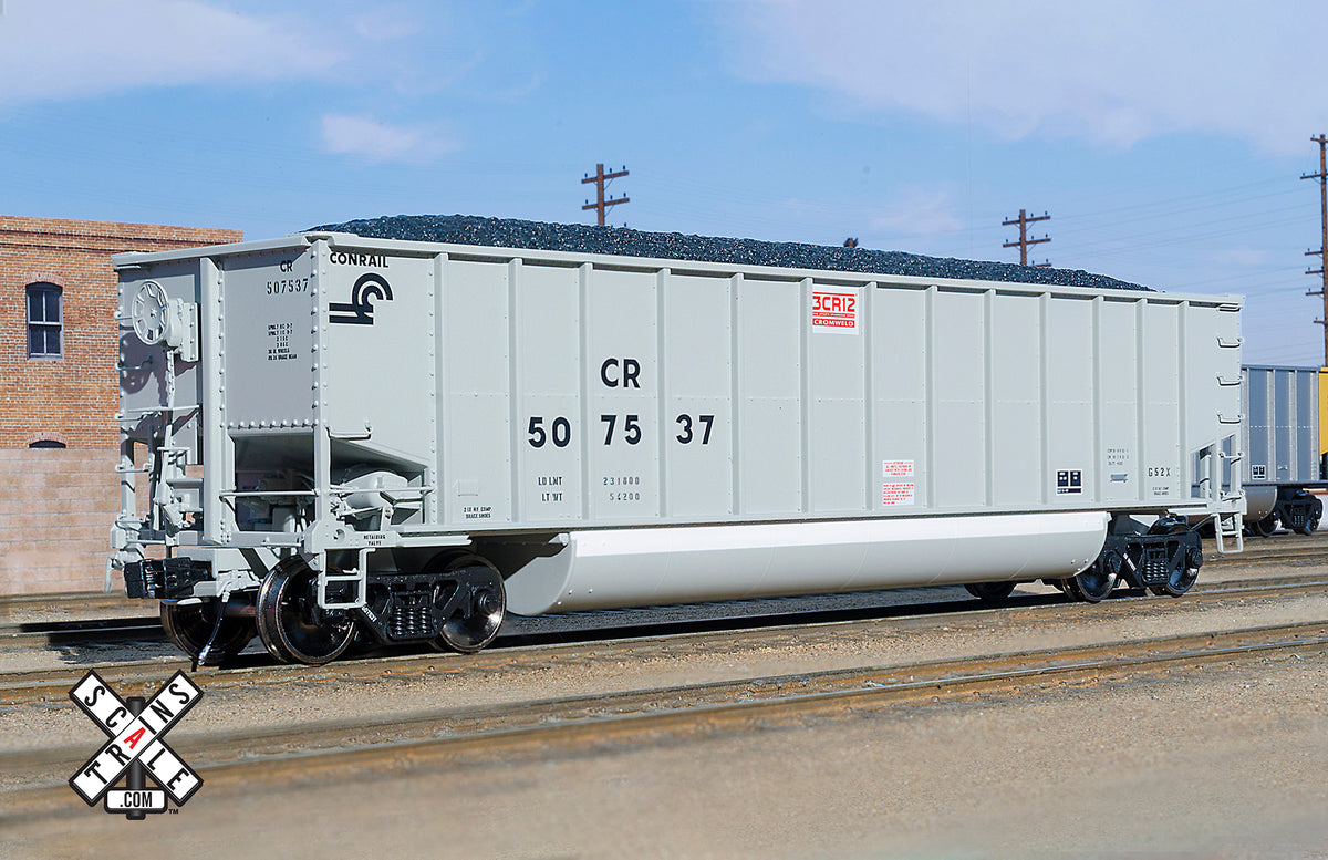 ScaleTrains 32481 Rivet HO Scale Bethgon G52X Coal Gondola Conrail Gray CR 507537