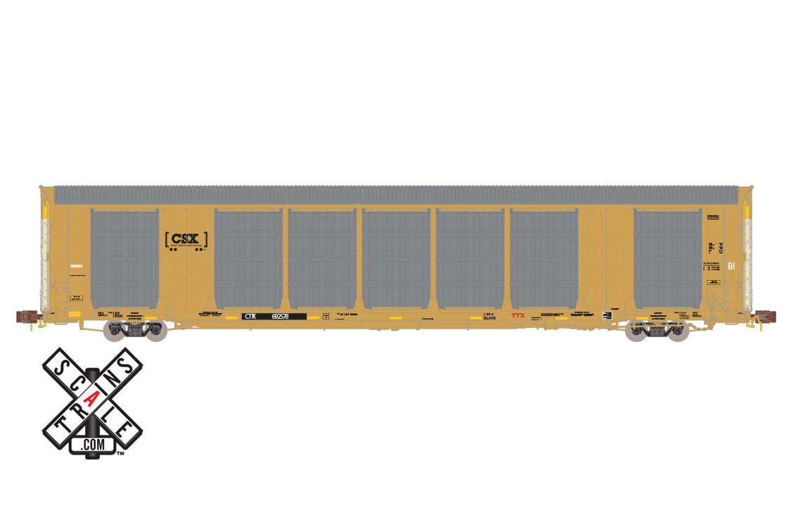 ScaleTrains 32692 Rivet N Scale Gunderson Mult-Max Autorack CSX/CTTX 692585