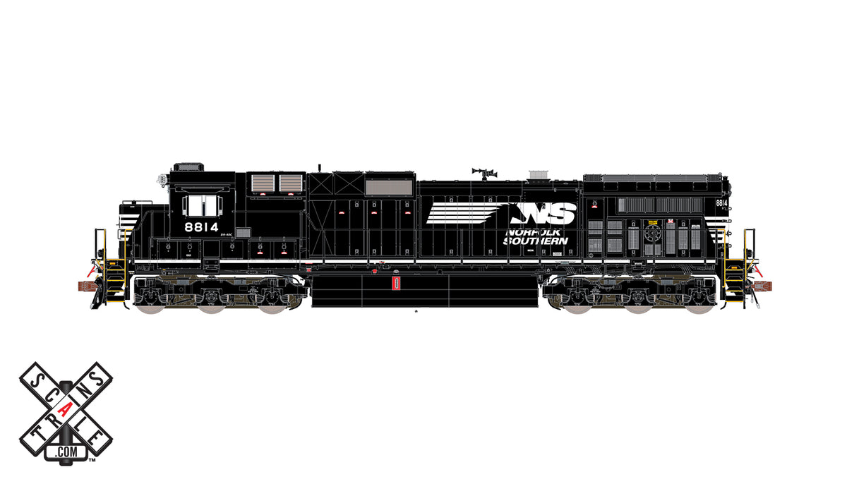 ScaleTrains 32845 Rivet Counter HO Scale GE Dash 9-40C Norfolk Southern NS 8814 DCC LokSound