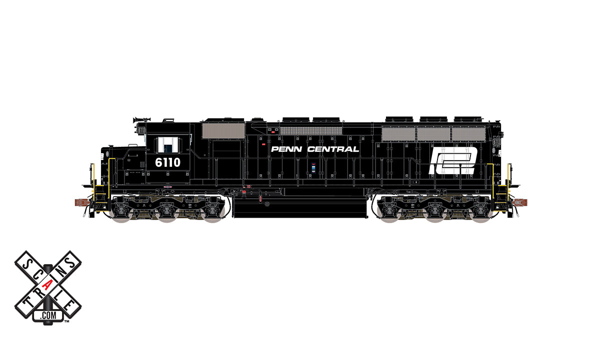 ScaleTrains 32913 HO Scale EMD SD45 Penn Central PC 6110