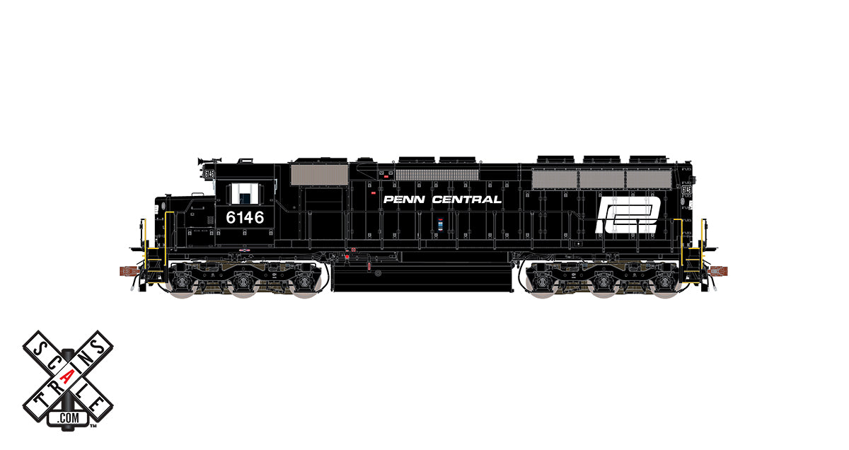 ScaleTrains 32921 HO Scale EMD SD45 Penn Central PC 6146
