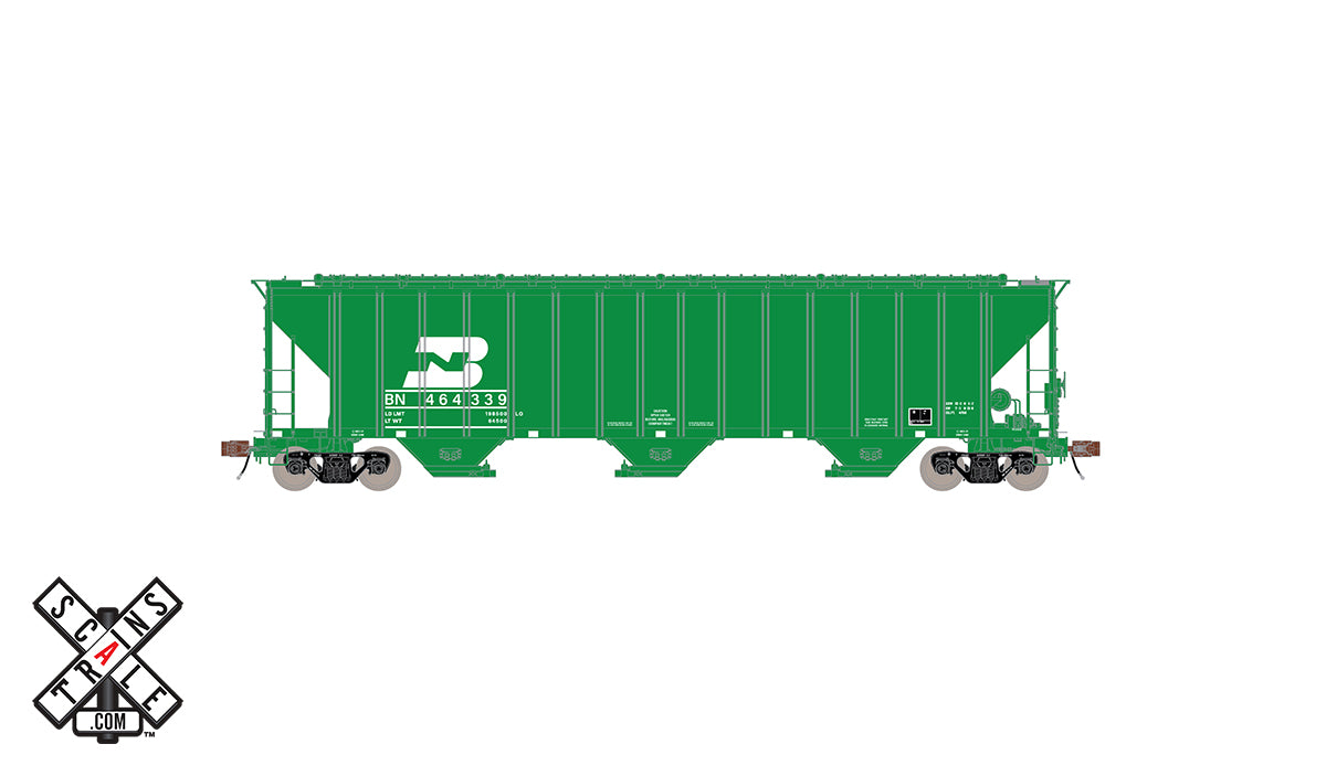 ScaleTrains 33023 HO Scale Rivet Counter PS-2CD 4785 Covered Hopper Burlington Northern BN 464399