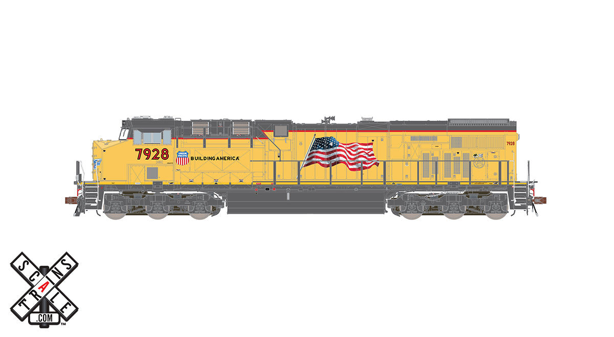 ScaleTrains 33102 Rivet HO Scale GE ES44 C45ACCTE GEVo Union Pacific UP 7956