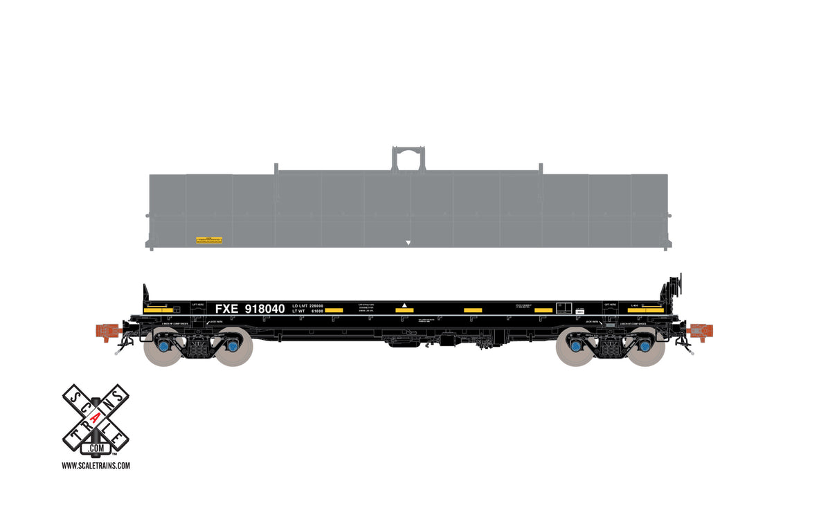 ScaleTrains HO Scale 32335 Thrall-Trinity 42' Steel Coil Car Ferromex 918040