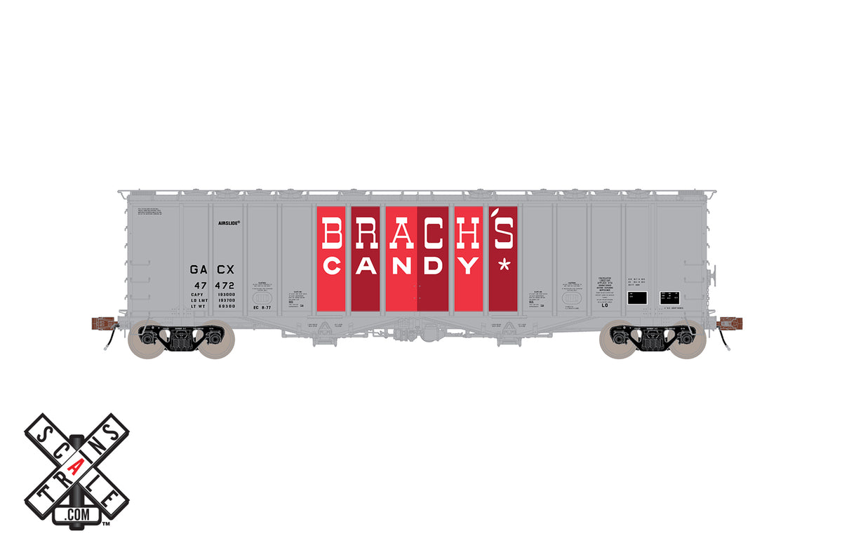 ScaleTrains HO Scale 32998 Rivet 4180 Airslide Hopper Brach's Candy GACX 47472