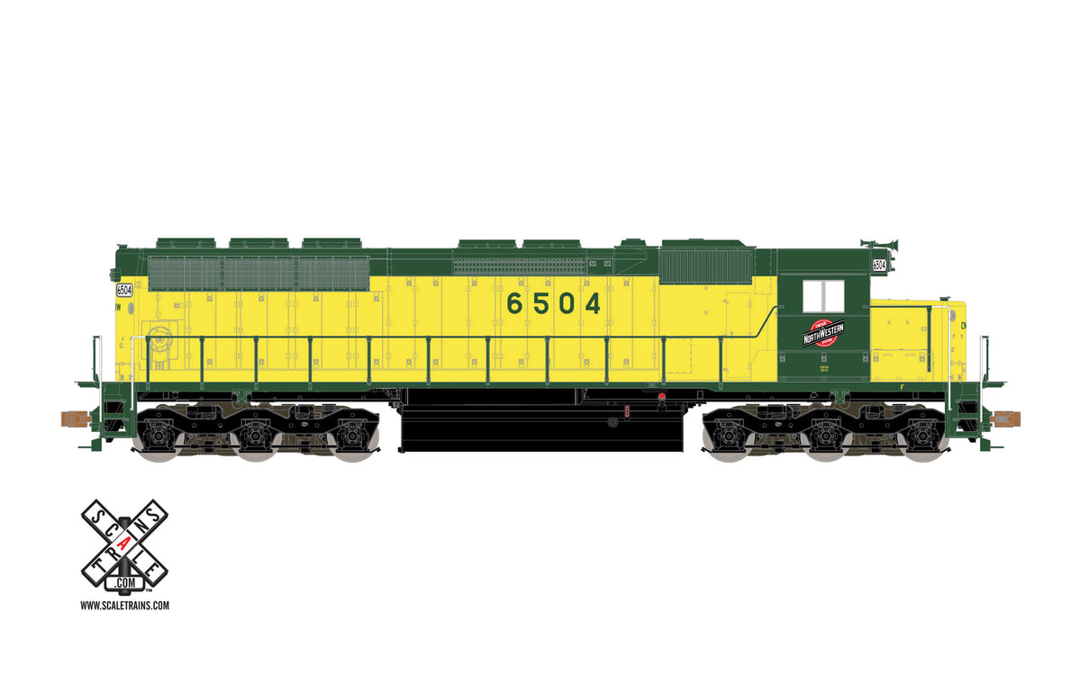 ScaleTrains Operator 11171 HO Scale EMD SD45 Chicago & NorthWestern CNW 6512