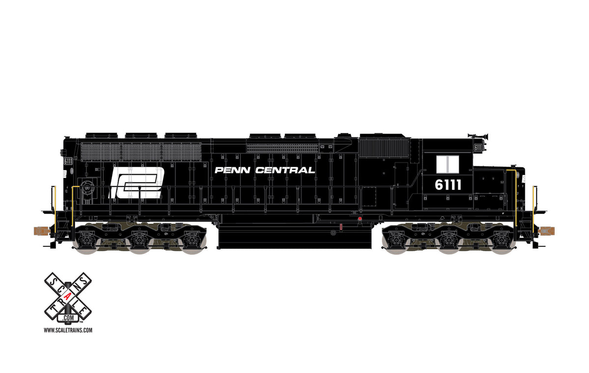 ScaleTrains Operator 11182 HO Scale EMD SD45 Penn Central PC 6137 DCC Sound