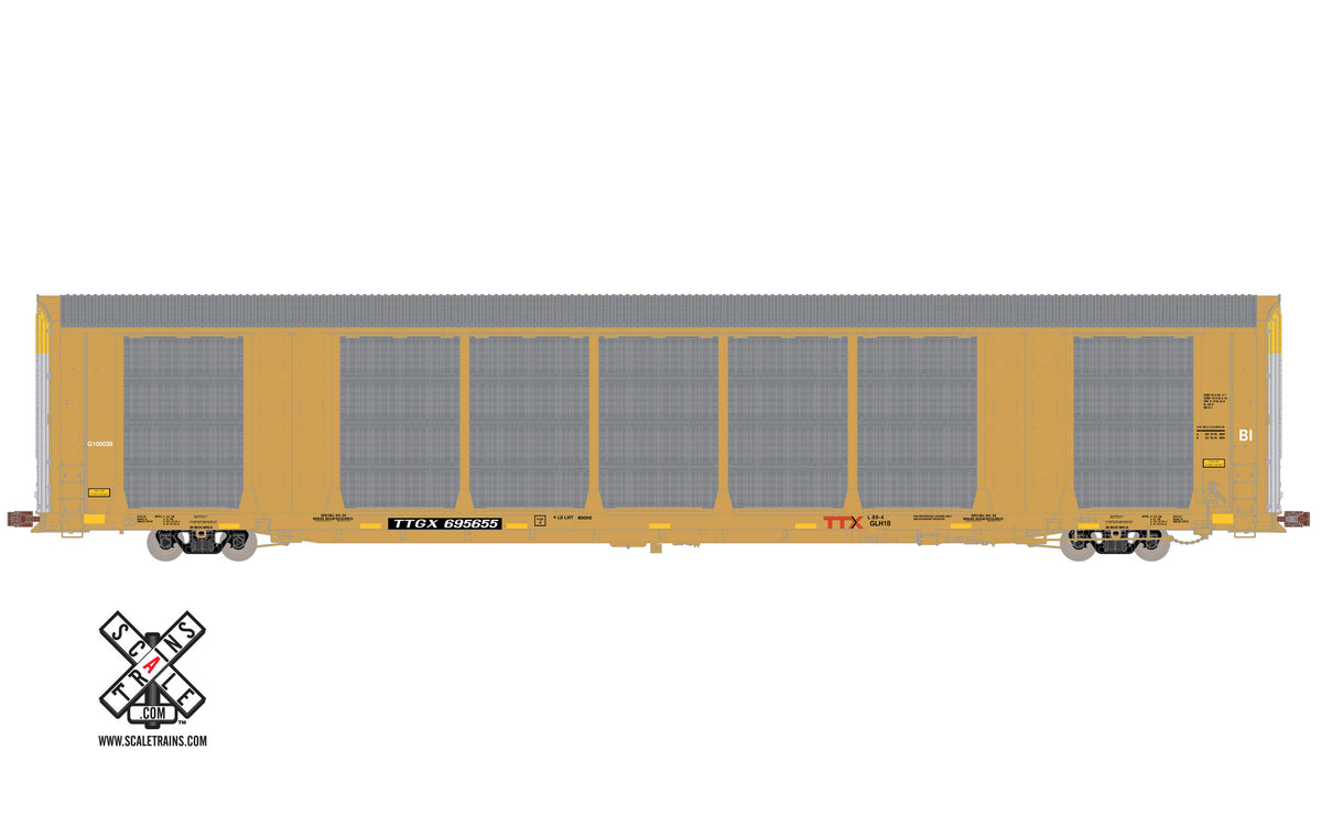 ScaleTrains Operator 11283 HO Scale Gunderson Multi-Max Autorack TTX/TTGX 695663