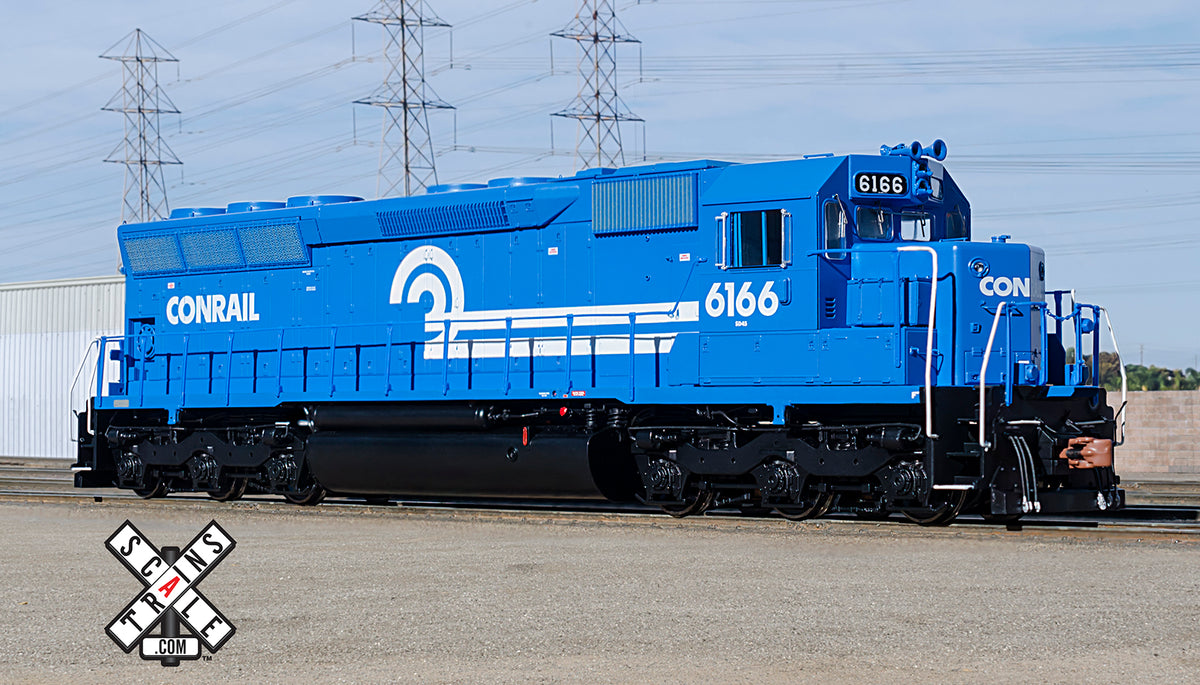 ScaleTrains Rivet 32435 HO Scale EMD SD45 Conrail CR 6166 DCC Sound