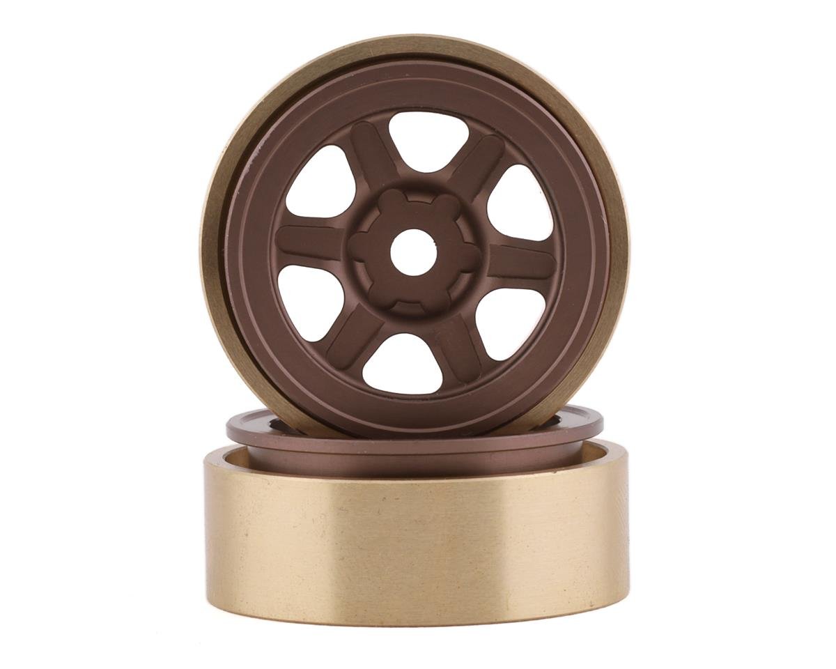 SSD RC 00440 Aluminum / Brass 1.0" Bronze Challenger Beadock Crawler Wheels
