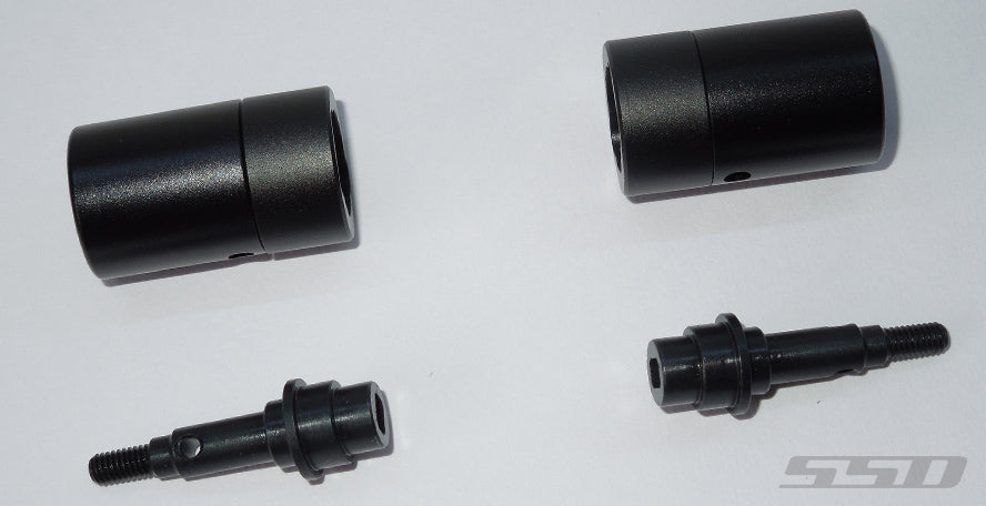 SSD RC 243 Black Rear Portal Axle Delete Kit for TRX-4