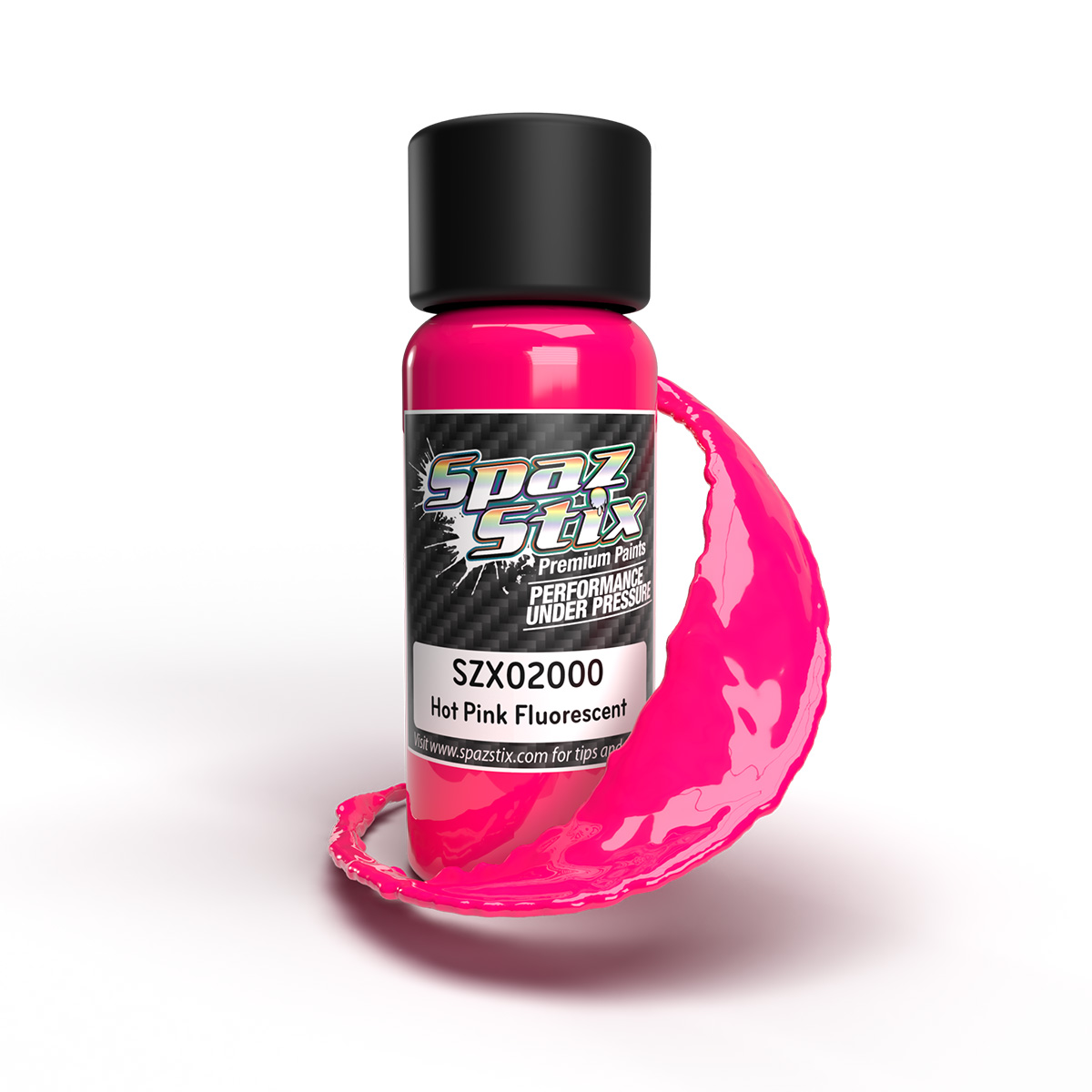 HOT PINK FLUORESCENT AIRBRUSH PAINT 2OZ SZX02000