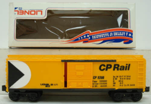 Lionel 6-9208 CP Rail Boxcar
