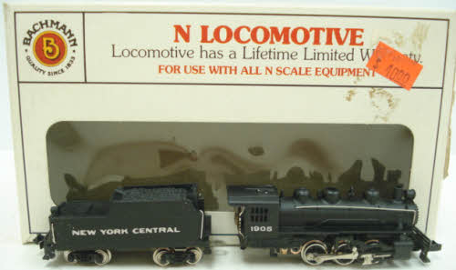 Bachmann 51570 N New York Central 2-6-2 Prairie Steam Locomotive & Tender #1905