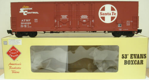 Aristo-Craft 50002P G ATSF 53' Evans Double Door Boxcar #504029