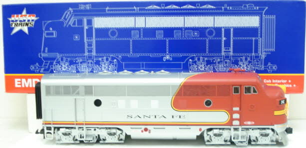 USA Trains 22357 G Santa Fe Passenger "Warbonnet" F-3A Diesel Locomotive