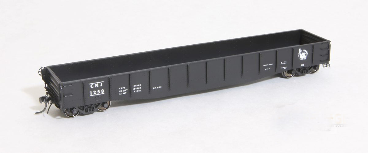 Tangent Scale Models 10914-10 HO Scale Bethlehem 70-Ton Gondola Jersey Central CNJ 1183