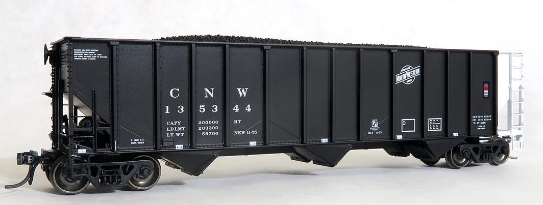 Tangent Scale Models 24060 PS 4000 Coal Hopper Chicago & NorthWestern Phase 2 C&NW
