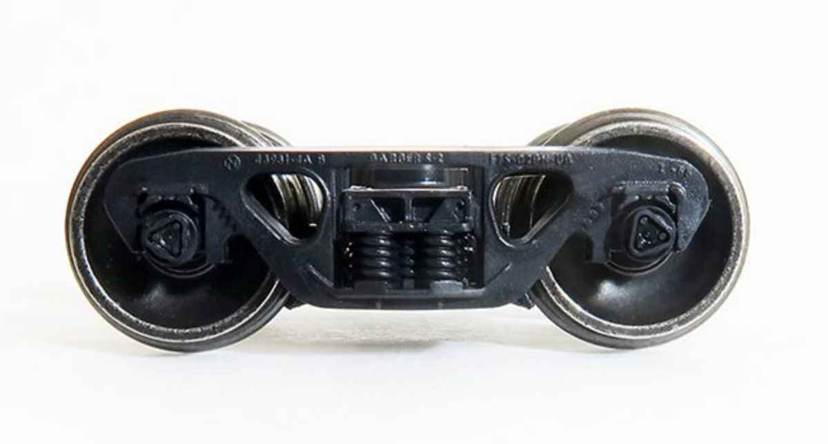 Tangent Scale Models 70 Ton Barber S-2-A Trucks with Rotating Bearings