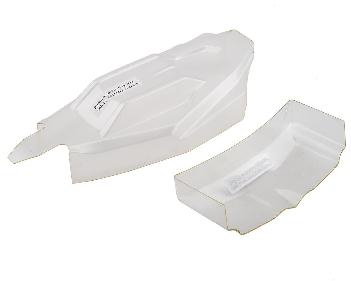 Team Losi Racing TLR230012 Lightweight Clear Body and Wing for 22 5.0 Buggy