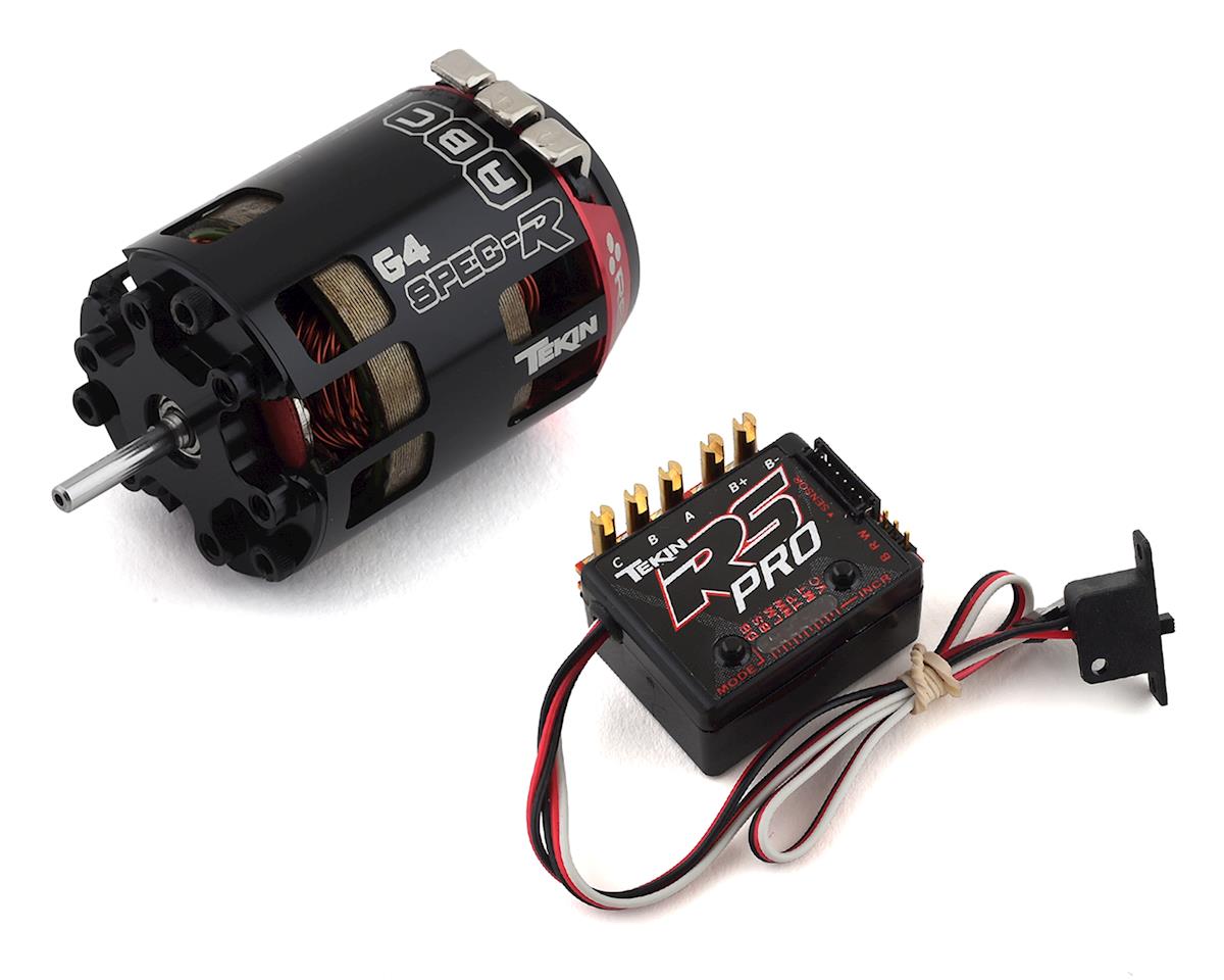 Tekin TT2808 17.5T Gen4 SpecR Sensored Brushless RSpro Black Edition ESC and Motor Combo
