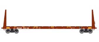 Athearn HO 90543 60' Bulkhead Flatcar BNSF 545188