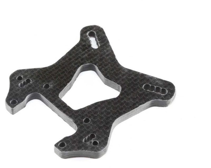 Team Losi Racing TLR344011 Carbon Front Shock Tower: 8/E 4.0 (344011)
