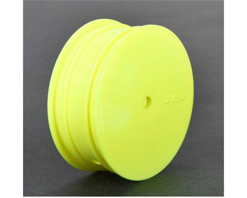 Team Losi Racing TLR43010 Front Wheels 12mm Hex Yellow 2 : 22 3.0 (43010)
