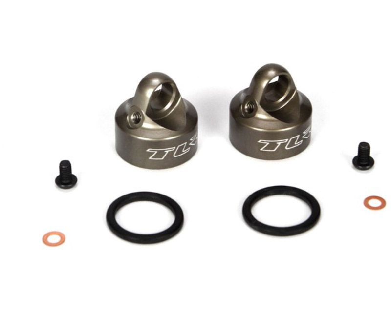 Team Losi Racing TLR5065 Bleeder Shock Caps Aluminum 22/22T (2) (5065)