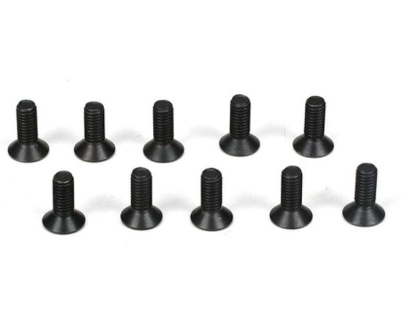 Team Losi Racing TLR5961 Flathead Screws M3 X 8mm (10) (5961)
